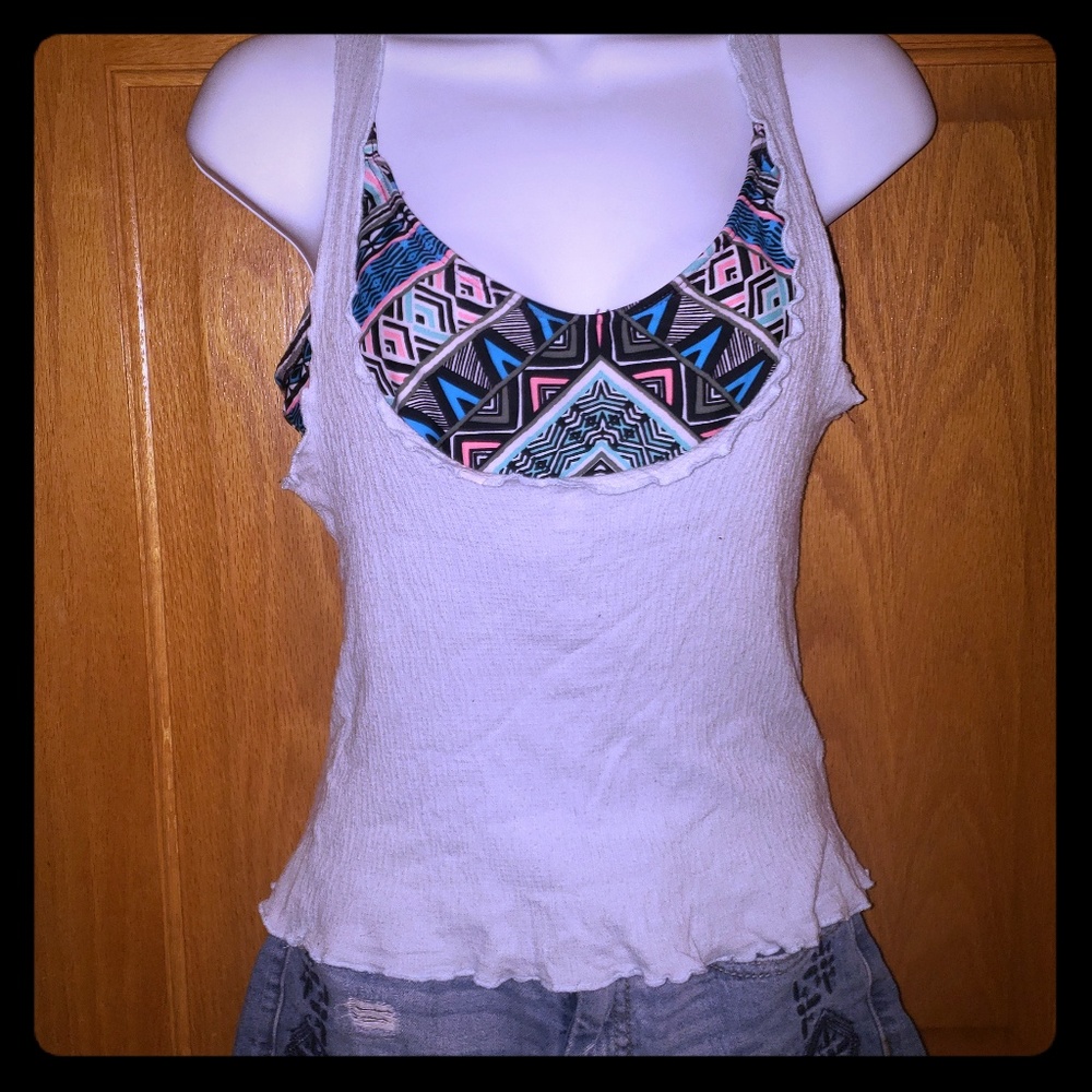 Baby blue tank top